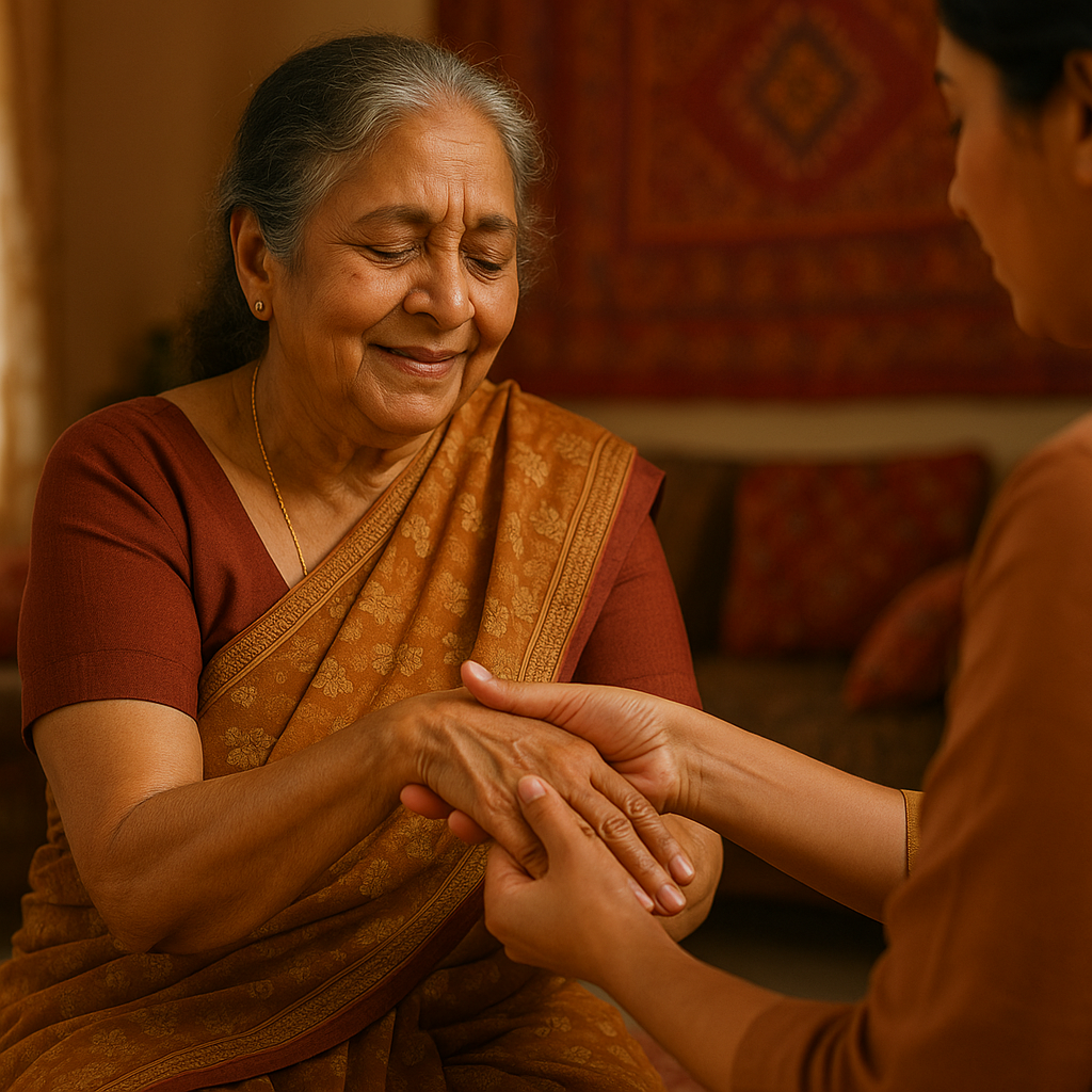 बुजुर्गों के लिए थाई हाथ मालिश 