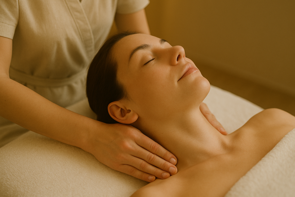 थाई फेसियल और नेक मसाज