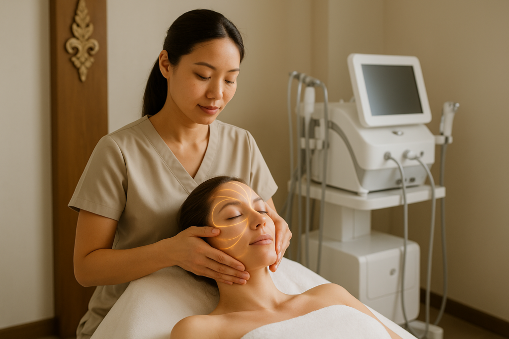 थाई फेसियल मसाज और कॉस्मेटोलॉजी