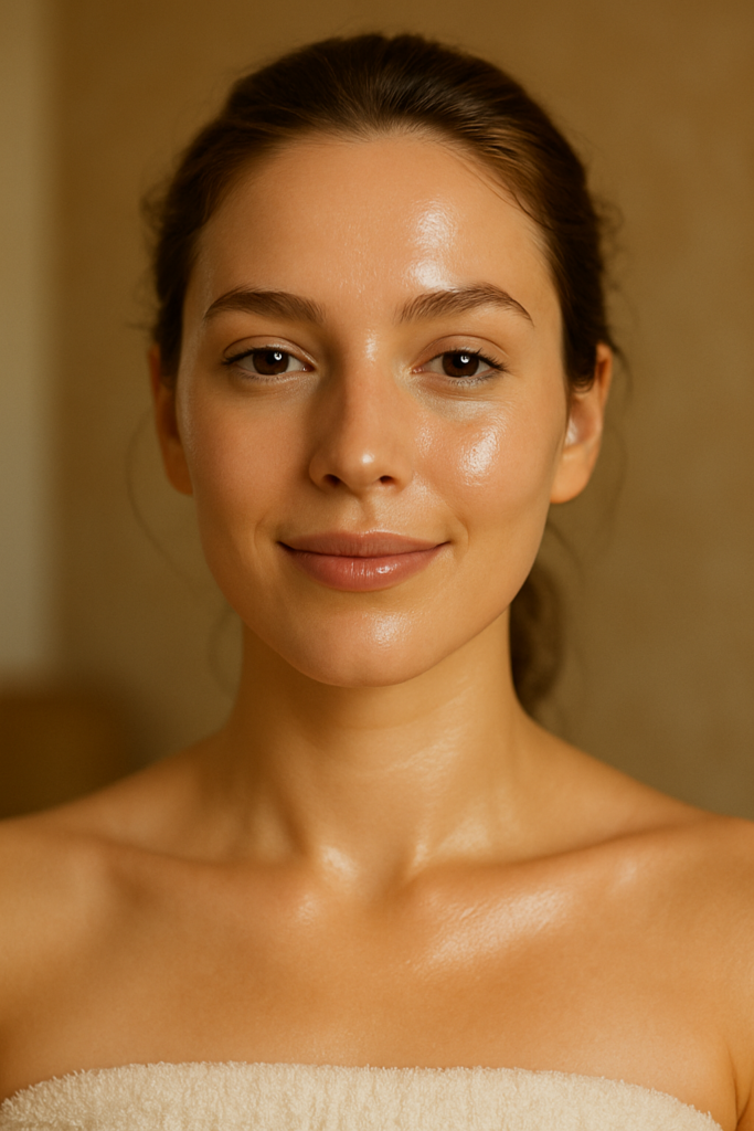 थाई फेसियल मसाज के बाद फोटो 