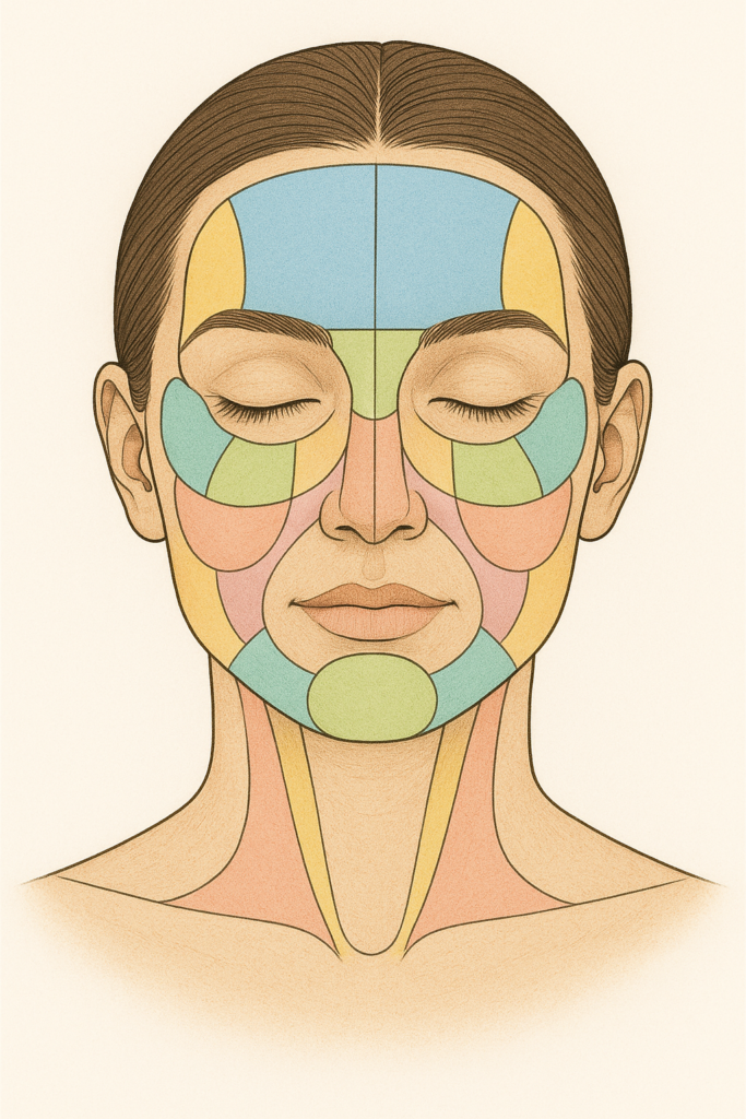 थाई फेसियल मसाज मांसपेशियां