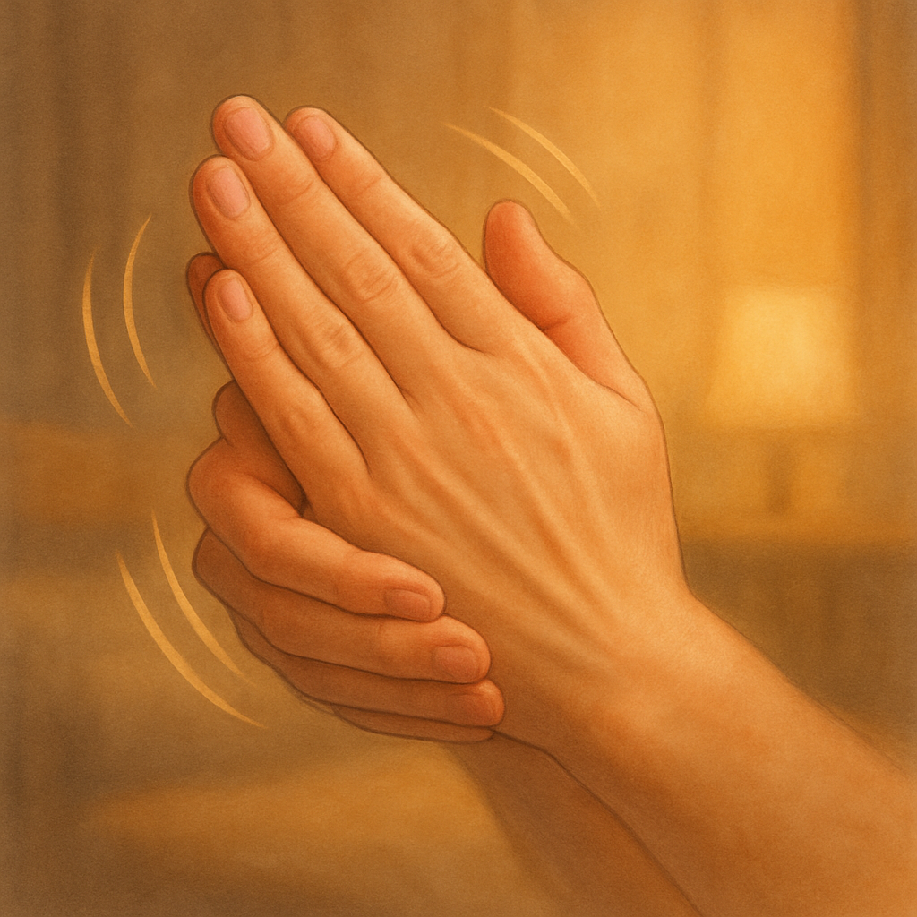 थाई हाथ स्व-मसाज