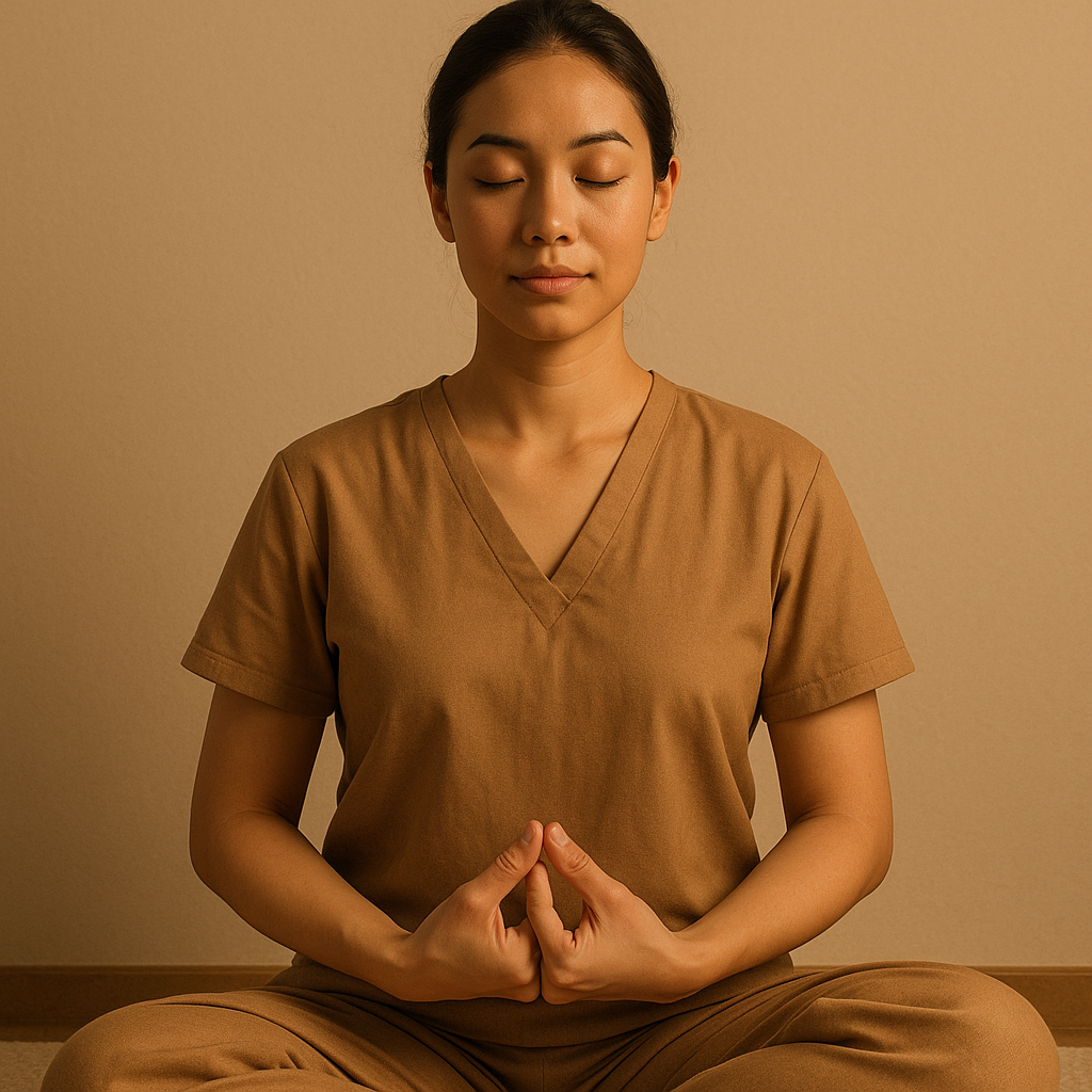 थाई मसाज के लिए मास्टर की तैयारी